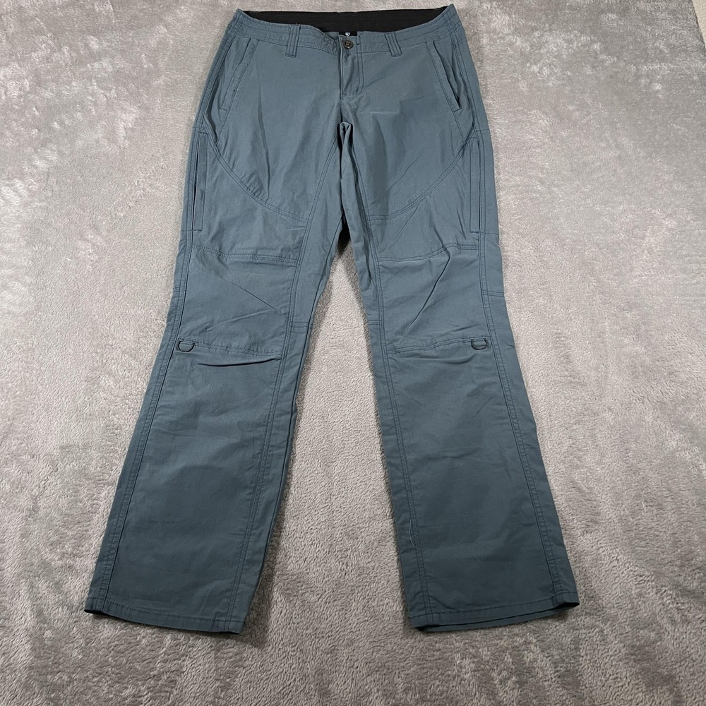Kuhl Spire Roll Up Pants Womens 6 Short Blue Hiking Stretch Outdoor 6279